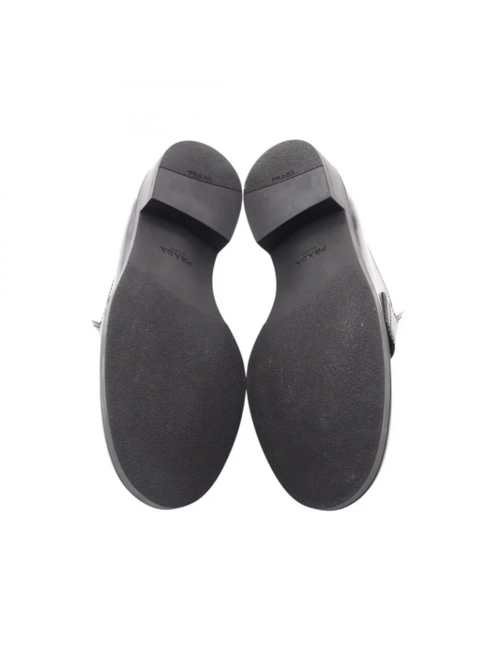 Prada Loafers Triangle Logo Leather